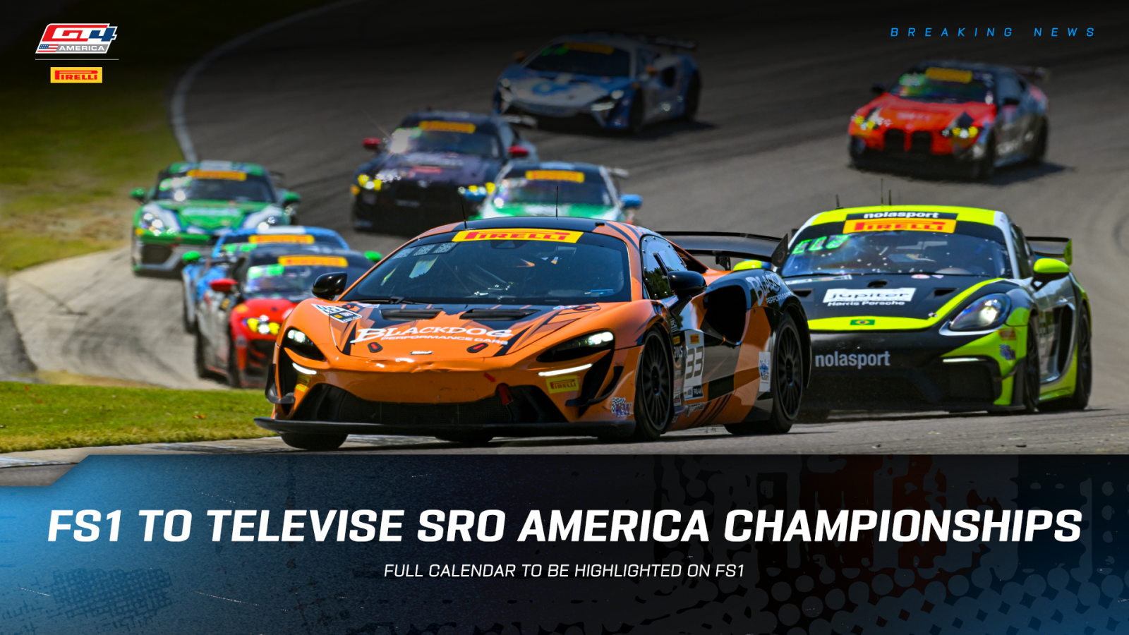 FS1 to Televise SRO America Championships in 2026