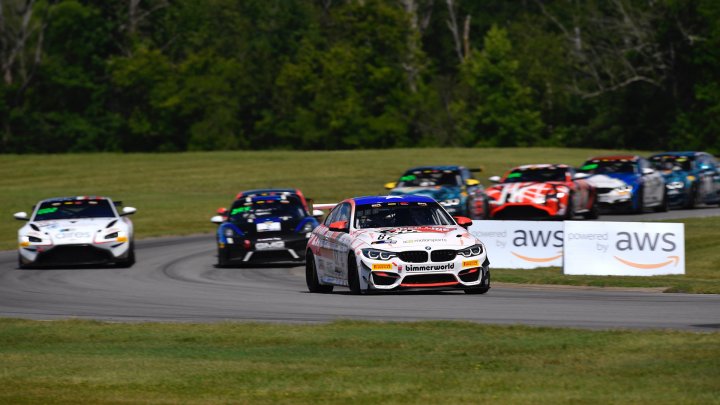 Auberlen/Walker Dominate Pirelli GT4 America SprintX Race 2 from VIR