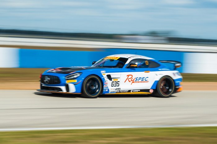 Danny Dyszelski Impresses in Pirelli GT4 America Debut with RySpec Racing