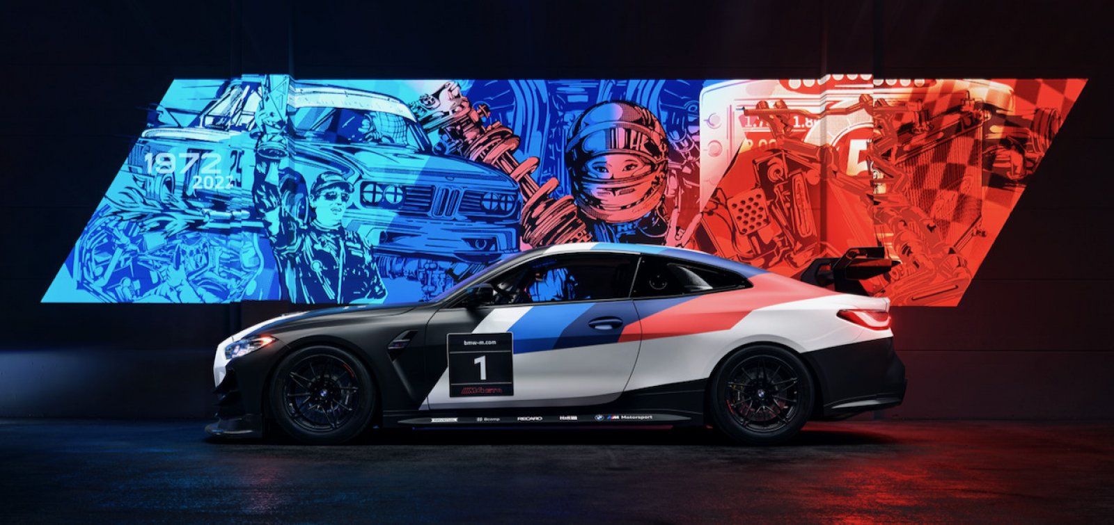 Presentation of the new BMW M4 GT4 with BMW M Motorsport design