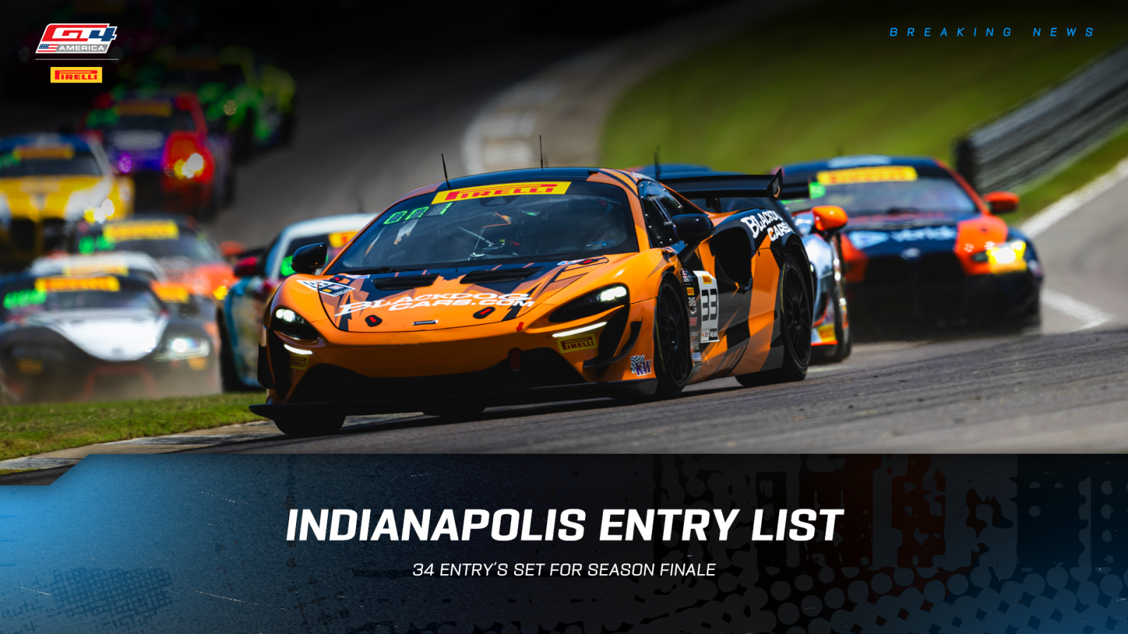 Pirelli GT4 America Enters Championship Showdown Rounds at Indianapolis 