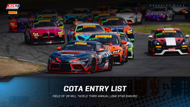Pirelli GT4 America Saddles Up for Fan-Favorite Lone Star Enduro at COTA