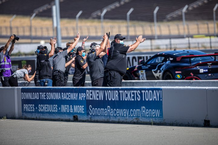 Flying Lizard Motorsports Victorious at Home Track