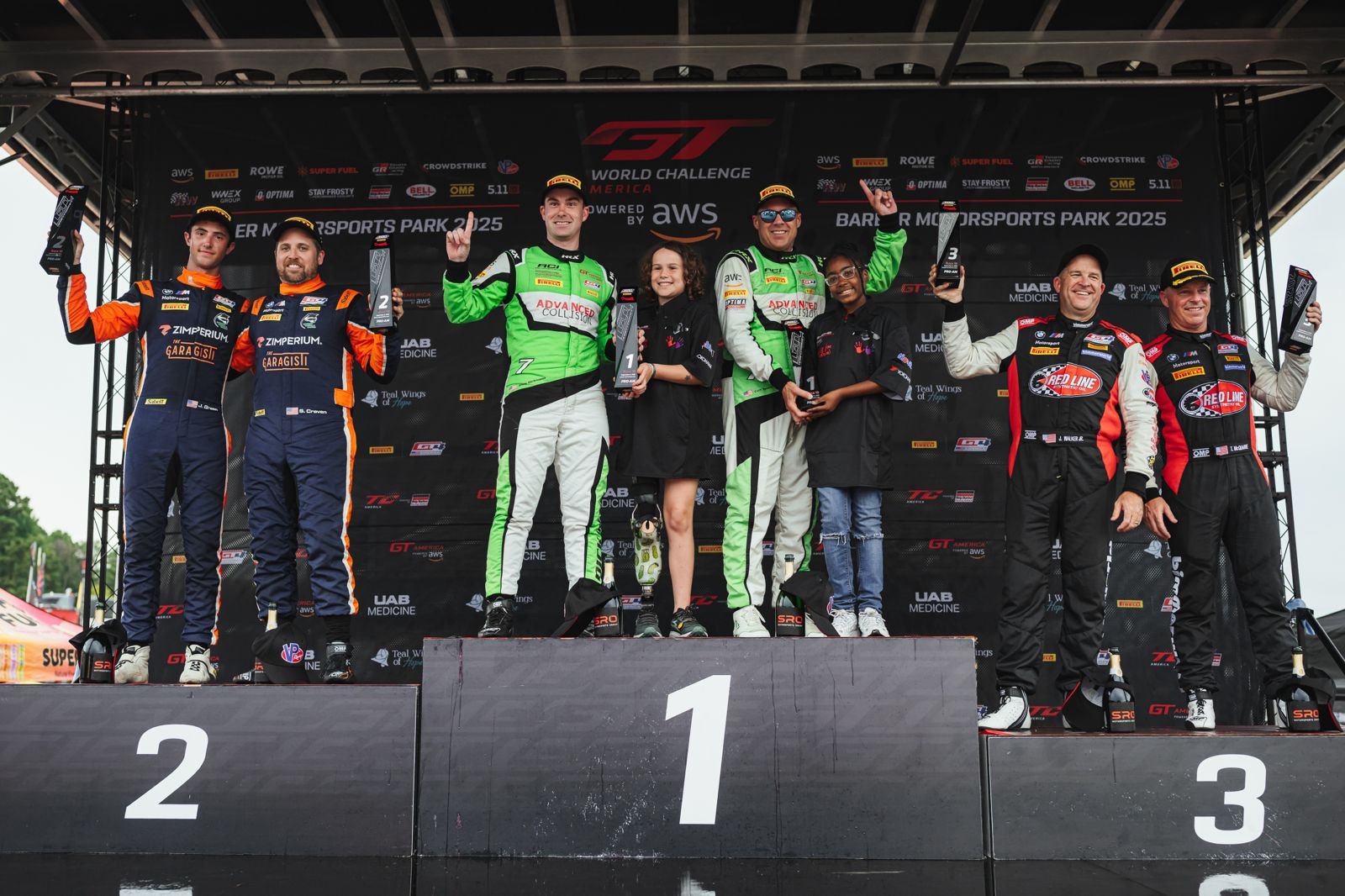 Class Winners ACI Motorsports and Random Vandals Racing Shine in Barber GT4 Thriller
