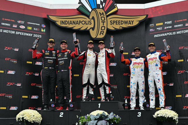 Thrilling GT4 Championship Conclusions Under Rain at Indianapolis Motor Speedway