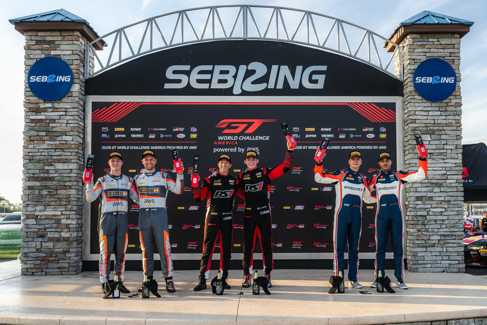RS1, Random Vandals Racing, and BimmerWorld Strike First in Eventful GT4 America Race 1 at Sebring