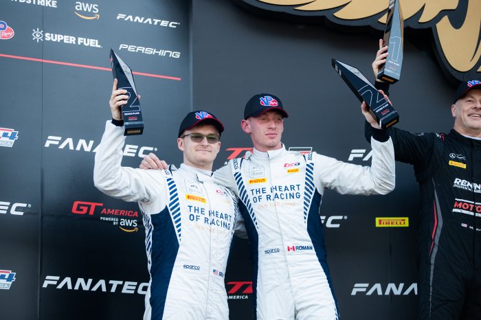 The Heart of Racing Team Rebounds to Finish Second in Pirelli GT4 America at Indianapolis
