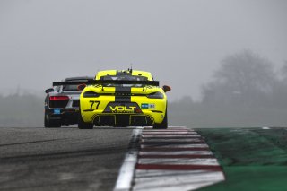 Austin , TX - March 01: Alan Brynjolfsson  or Trent Hindman pilots the #77 Porsche 718 Cayman CS, competing in the GT4 East class during the Blancpain GT World Challenge Presented by Euroworld Motorsports on March 01, 2019 at the Circuit of The Americas i | &copy; 2018 SRO / Gavin Baker
Gavin Baker
www.GavinBakerPhotography.com