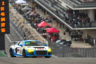 Austin , TX - March 03: Sarah Cattaneo  or Owen Trinkler pilots the #43 Audi R8 LMS GT4, competing in the GT4 West class during the Blancpain GT World Challenge Presented by Euroworld Motorsports on March 03, 2019 at the Circuit of The Americas in Austin  | &copy; 2018 SRO / Gavin Baker
Gavin Baker
www.GavinBakerPhotography.com