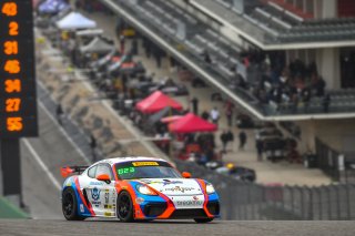 Austin , TX - March 03: Chris Bellomo  or Kevin Woods pilots the #67 Porsche 718 Cayman CS MR, competing in the GT4 West class during the Blancpain GT World Challenge Presented by Euroworld Motorsports on March 03, 2019 at the Circuit of The Americas in A | &copy; 2018 SRO / Gavin Baker
Gavin Baker
www.GavinBakerPhotography.com