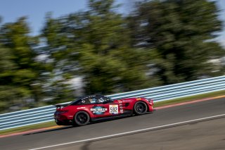 #592 Mercedes-AMG GT4 of Mark Ramsey and Alexandre Premat, Ramsey Racing/EXR-Team by Premat, Watkins Glen World Challenge America, Watkins Glen NY
 | Brian Cleary/SRO
