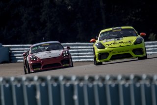 #77 Porsche 718 Cayman CS of Alan Brynjolfsson and Trent Hindman, Park Place Motorsports, Watkins Glen World Challenge America, Watkins Glen NY
 | Brian Cleary/SRO
