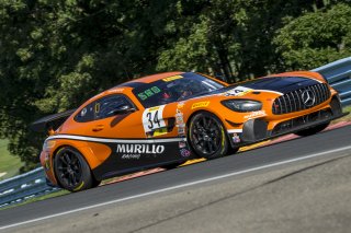 #34 Mercedes-AMG GT4 of Matthew Fassnacht and Christian Szymczak, Murillo Racing, Watkins Glen World Challenge America, Watkins Glen NY
 | Brian Cleary/SRO
