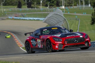 #592 Mercedes-AMG GT4 of Mark Ramsey and Alexandre Premat, Ramsey Racing/EXR-Team by Premat, Watkins Glen World Challenge America, Watkins Glen NY
 | Brian Cleary/SRO
