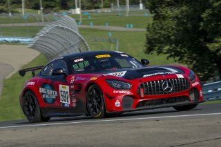 #592 Mercedes-AMG GT4 of Mark Ramsey and Alexandre Premat, Ramsey Racing/EXR-Team by Premat, Watkins Glen World Challenge America, Watkins Glen NY
 | Brian Cleary/SRO
