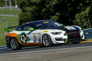 #24 Ford Mustang GT4 of Frank Gannett, Ian Lacy Racing, Watkins Glen World Challenge America, Watkins Glen NY
 | Brian Cleary/SRO
