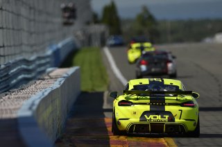 #7 Porsche 718 Cayman CS MR of Alan Brynjolfsson  with Park Place Motorsports

Watkins Glen World Challenge America , Watkins Glen NY | Gavin Baker/SRO
