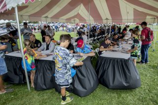 Autograph session, Watkins Glen, August 2019.                                          | Brian Cleary/SRO
