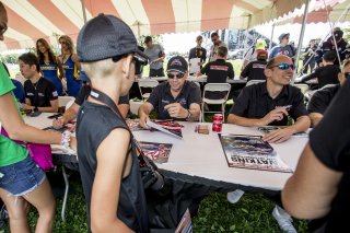 Autograph session, Watkins Glen, August 2019.                                          | Brian Cleary/SRO
