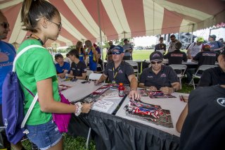Autograph session, Watkins Glen, August 2019.                                          | Brian Cleary/SRO
