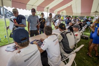 Autograph session, Watkins Glen, August 2019.                                          | Brian Cleary/SRO
