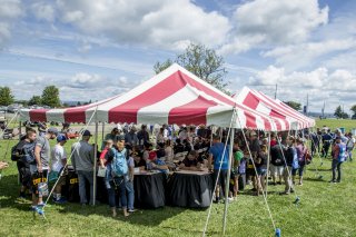 Autograph session, Watkins Glen, August 2019.                                          | Brian Cleary/SRO
