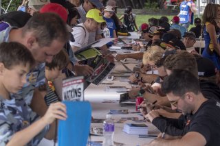 Autograph session, Watkins Glen, August 2019.                                          | Brian Cleary/SRO
