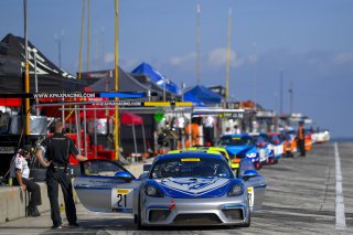 #21 Porsche 718 Cayman CS MR of Michael Dinan and Robby Foley with Flying Lizard Motorsports

Road America World Challenge America , Elkhart Lake WI | Gavin Baker/SRO

