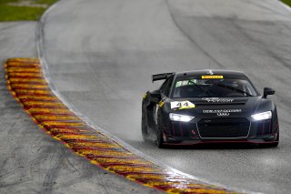 #44 Audi R8 LMS GT4 of Greg Palmer and Eric Palmer with Kelly-Moss/Photon Motorsports

Road America World Challenge America , Elkhart Lake WI | Gavin Baker/SRO
