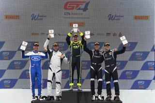 #77 Porsche 718 Cayman CS of Alan Brynjolfsson and Trent Hindman with Park Place Motorsports

Justin Raphael and Stevan McAleer

Drew Staveley  and Karl Wittmer

Road America World Challenge America , Elkhart Lake WI | Gavin Baker/SRO
