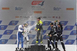 #77 Porsche 718 Cayman CS of Alan Brynjolfsson and Trent Hindman with Park Place Motorsports

Justin Raphael and Stevan McAleer

Drew Staveley  and Karl Wittmer

Road America World Challenge America , Elkhart Lake WI | Gavin Baker/SRO
