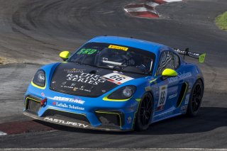 #66 Porsche 718 Cayman CS MR, Spencer Pumpelly, TRG The Racers Group, Pirelli GT4  America, Las Vegas, October 2019 2019.
 | Brian Cleary/SRO