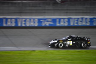 #83 Porsche 718 Cayman CS MR of Kevan Millstein  with K2R Motorsports

2019 Blancpain GT World Challenge America - Las Vegas, Las Vegas NV | Gavin Baker/SRO
