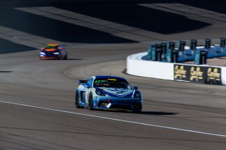 #210 Porsche 718 Cayman CS MR of Michael Dinan  with Flying Lizard Motorsports

2019 Blancpain GT World Challenge America - Las Vegas, Las Vegas NV | Fabian Lagunas/SRO