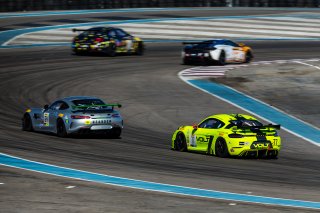 #77 Porsche 718 Cayman CS of Alan Brynjolfsson and Trent Hindman with Park Place Motorsports

2019 Blancpain GT World Challenge America - Las Vegas, Las Vegas NV | Fabian Lagunas/SRO
