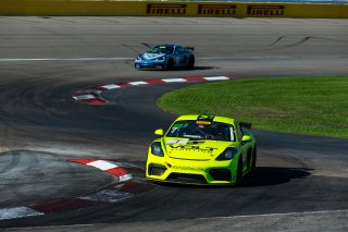 #7 Porsche 718 Cayman CS MR of Alan Brynjolfsson  with Park Place Motorsports

2019 Blancpain GT World Challenge America - Las Vegas, Las Vegas NV | Fabian Lagunas/SRO