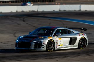 #5 Audi R8 LMS GT4 of Casey Dennis and Jeff Bader with USRD

2019 Blancpain GT World Challenge America - Las Vegas, Las Vegas NV | Fabian Lagunas/SRO