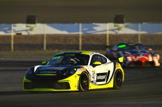 #47 Porsche 718 Cayman CS MR of Matt Travis and Jason Hart with NOLASPORT

2019 Blancpain GT World Challenge America - Las Vegas, Las Vegas NV | Gavin Baker/SRO
