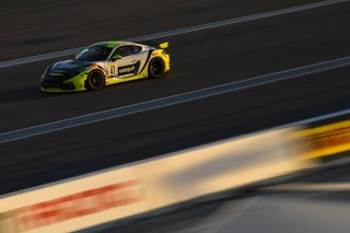 #47 Porsche 718 Cayman CS MR of Matt Travis and Jason Hart with NOLASPORT

2019 Blancpain GT World Challenge America - Las Vegas, Las Vegas NV | Gavin Baker/SRO
