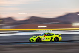 #77 Porsche 718 Cayman CS of Alan Brynjolfsson and Trent Hindman with Park Place Motorsports

2019 Blancpain GT World Challenge America - Las Vegas, Las Vegas NV | Fabian Lagunas/SRO