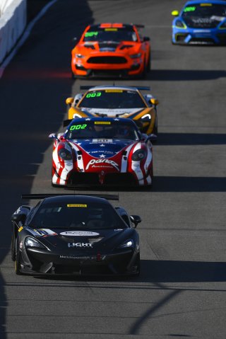 #10 McLaren 570S GT4 of Michael Cooper  with Blackdog Speed Shop

2019 Blancpain GT World Challenge America - Las Vegas, Las Vegas NV | Gavin Baker/SRO
