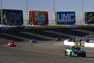 #46 Porsche 718 Cayman CS MR of Matt Travis  with NOLASPORT

2019 Blancpain GT World Challenge America - Las Vegas, Las Vegas NV | Gavin Baker/SRO
