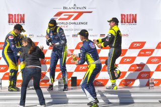 #28 BMW M4 GT4 of Harry Gottsacker and Jon Miller with ST Racing

Alan Brynjolfsson and Trent Hindman

Samantha Tan  and Jason Wolfe

2019 Blancpain GT World Challenge America - Las Vegas, Las Vegas NV | Gavin Baker/SRO
