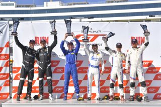#36 McLaren 570S GT4 of Jarett Andretti and Colin Mullan with Andretti Autosport

Patrick Byrne and Guy Cosmo

Sean Quinlan  and Gregory Liefooghe

2019 Blancpain GT World Challenge America - Las Vegas, Las Vegas NV | Gavin Baker/SRO
