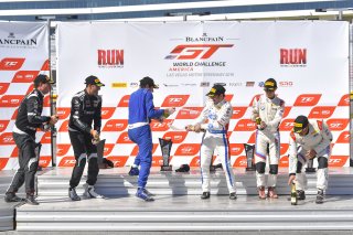 #36 McLaren 570S GT4 of Jarett Andretti and Colin Mullan with Andretti Autosport

Patrick Byrne and Guy Cosmo

Sean Quinlan  and Gregory Liefooghe

2019 Blancpain GT World Challenge America - Las Vegas, Las Vegas NV | Gavin Baker/SRO
