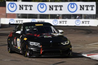 #22 Precision Driving Tech BMW M4 GT4 Marko Radisic Streets of St. PetersburgSt Petersburg FL. Photo by SRO / Gavin Baker photography | &copy; 2018 Gavin BakerGavin Bakerwww.GavinBakerPhotography.com