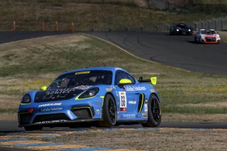 #66, TRG- The Racers Group, Porsche 718 Cayman CS MR, Spencer Pumpelly, \g66#7\, SRO at Sonoma Raceway, Sonoma CA
 | Brian Cleary/SRO
