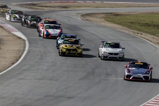 Start, Pirelli GT4 America, Race 1, WeatherTech Raceway Laguna Seca, March 29, 2019.  (SRO/Brian Cleary)
 | SRO Motorsports Group