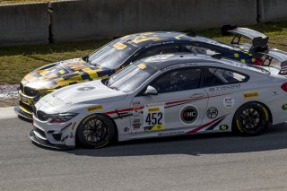 #452 BMW M4, Daren Jorgensen, Brett Storm, Pirelli GT4 America, Race 1, WeatherTech Raceway Laguna Seca, March 29, 2019.  (SRO/Brian Cleary)
 | SRO Motorsports Group