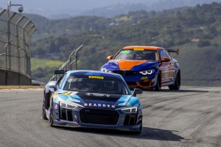 #91 Audi R8 LMS GT4, Jeff Burton, Vesko Kosarov, Pirelli GT4 America, Race 1, WeatherTech Raceway Laguna Seca, March 29, 2019.  (SRO/Brian Cleary)
 | SRO Motorsports Group
